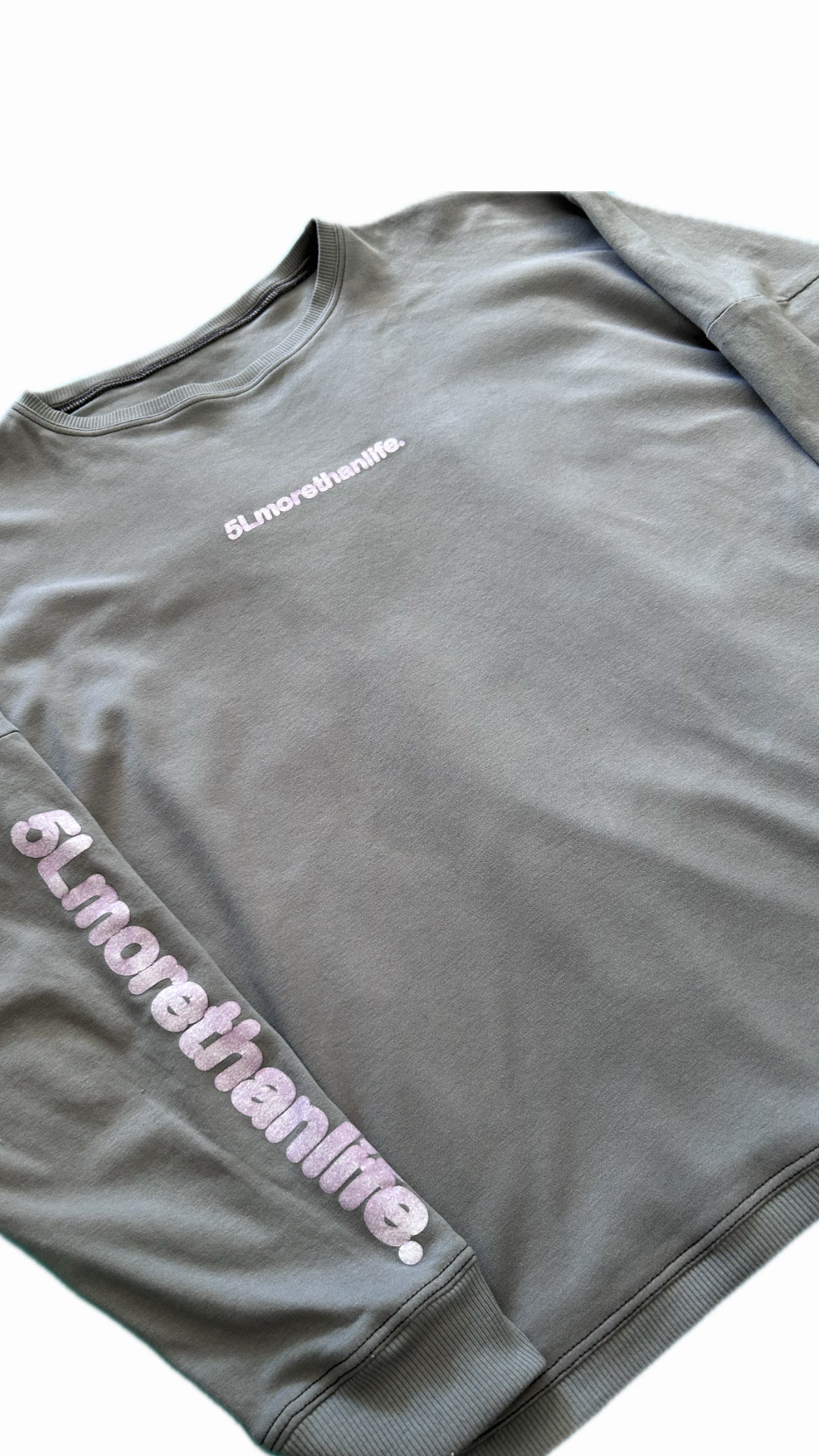 5L pink and grey extended long sleeve