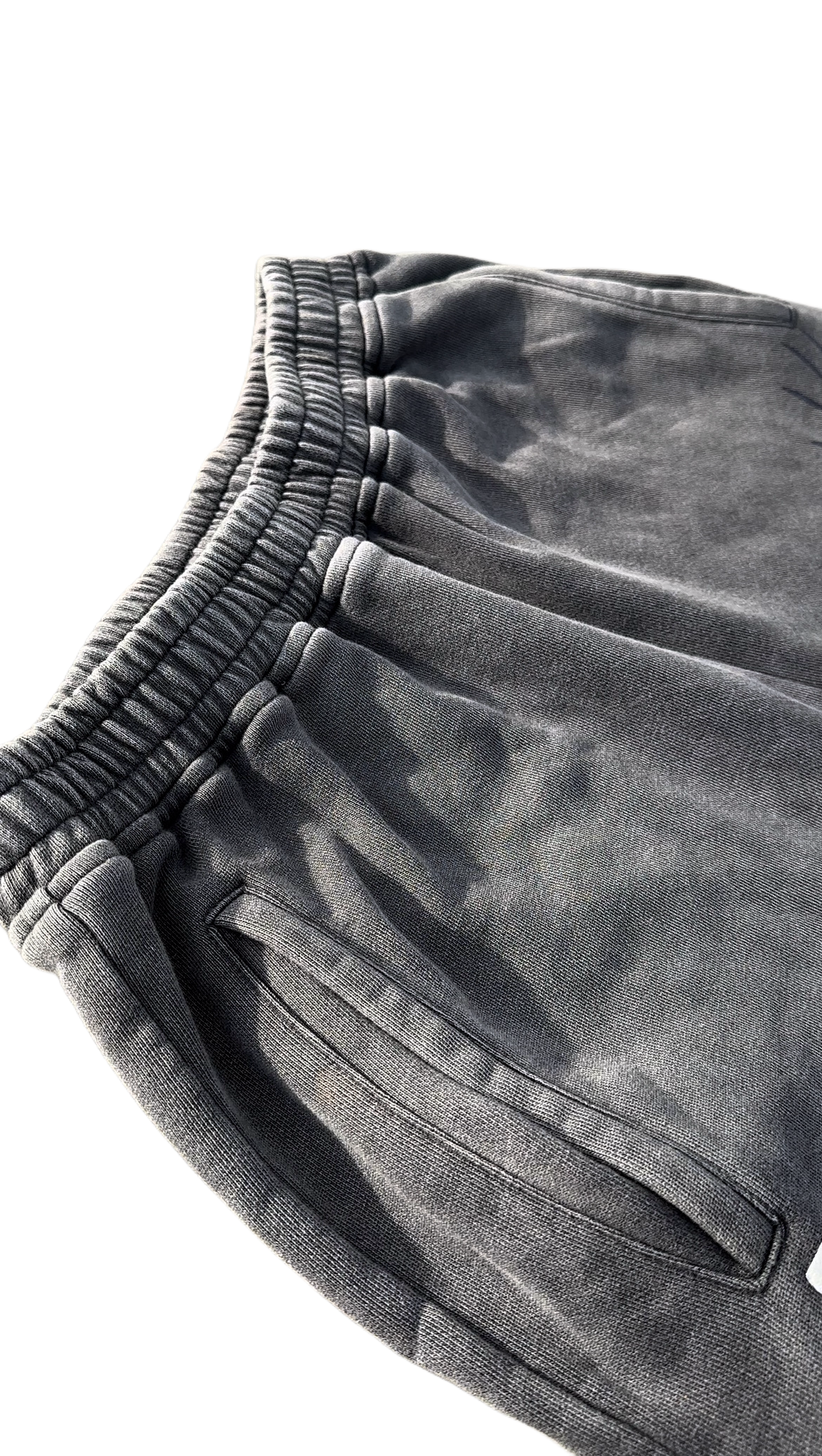 5L Washed grey flared sweatpants