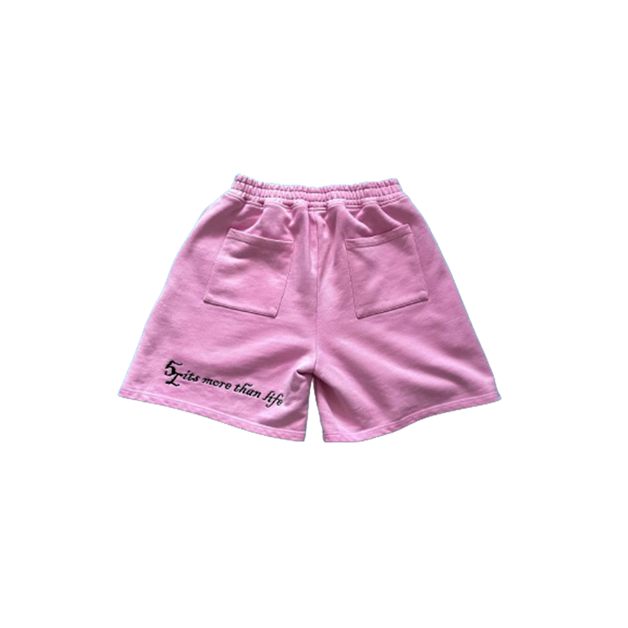 5L shorts washed pink