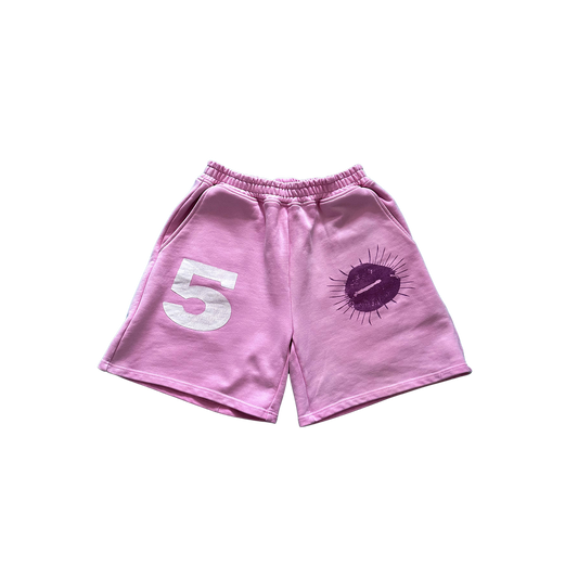 5L shorts washed pink